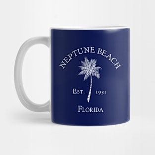 Neptune Beach Florida Vintage Palm Mug